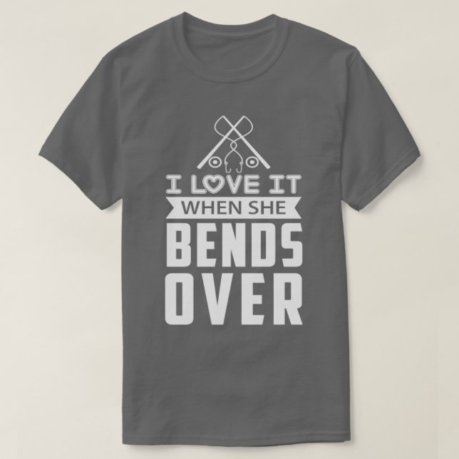 Jag Kärlek när hon böjer över 39 T Shirt (Design framsida)