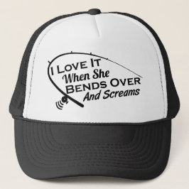 Jag Kärlek när hon böjer över och krämar. Keps