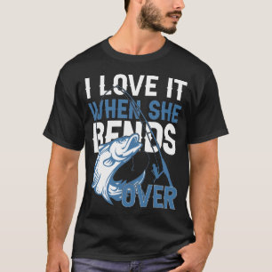 Jag Kärlek när hon böjer över T-skirt T Shirt