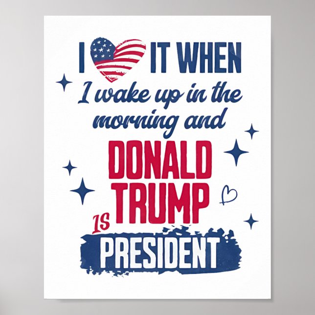 Jag Kärlek när jag vaknade på morgonen och Donald  Poster (Framsidan)