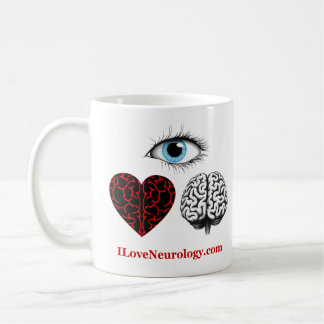 Jag Kärlek Neurology Mugg! Kaffemugg