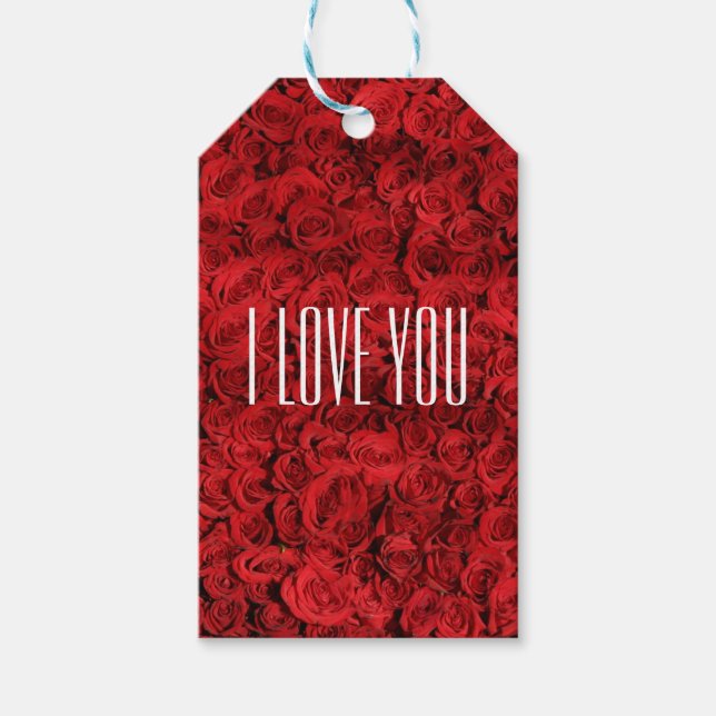 Jag Kärlek på en Bed-bed Ro Presentetikett (Framsidan)