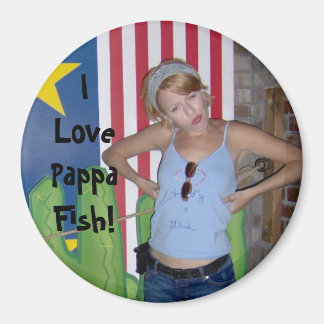 Jag Kärlek pappa Fish! Magnet