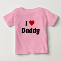 Jag kärlek pappa tshirt