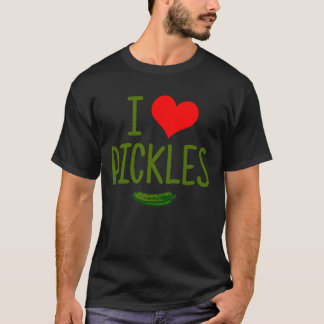 Jag Kärlek Pickles! Klassisk T-Shirt