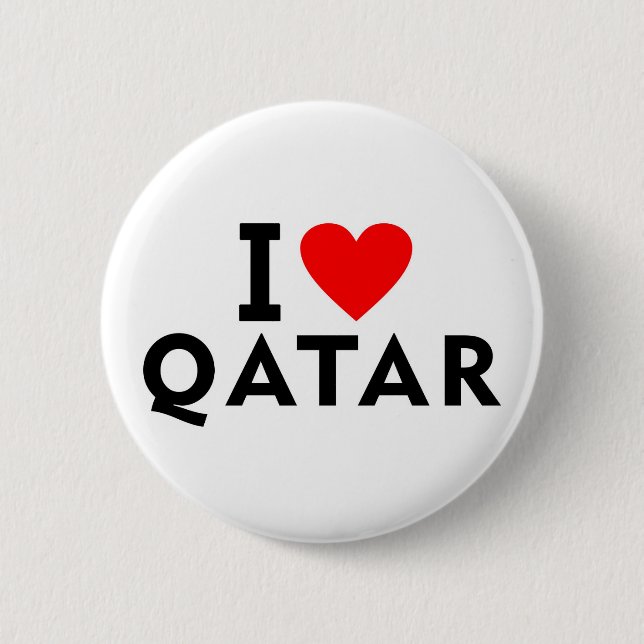 Jag kärlek Qatar land gillar hjärtreseturism Knapp (Framsida)