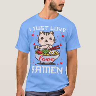Jag Kärlek Ramen Kawaii Anime Cute Ramen T Shirt