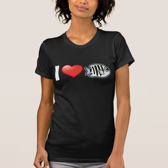Jag Kärlek sergeant Major Tee Shirt (Framsida)