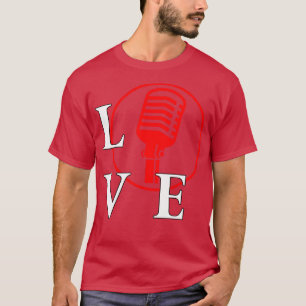 Jag kärlek ska spela Sjunga för Singer Music älska T Shirt