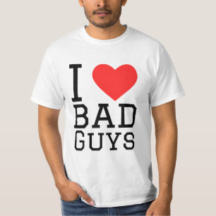 Jag kärlek, skurkar t shirt