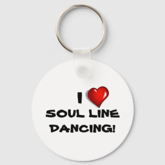 Jag Kärlek Soul Line Dancing! Nyckelring