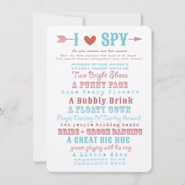 Jag kärlek spionerar på Photo Hunt Game (Framsida)