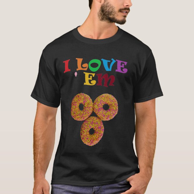 Jag kärlek! T-Shirt (Framsida)