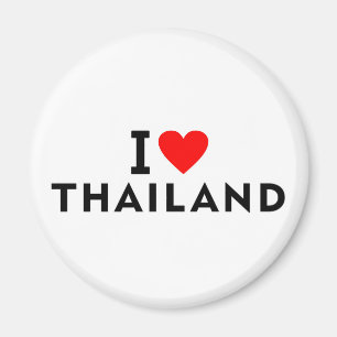 Jag kärlek Thailand land gillar hjärtreseturism Magnet
