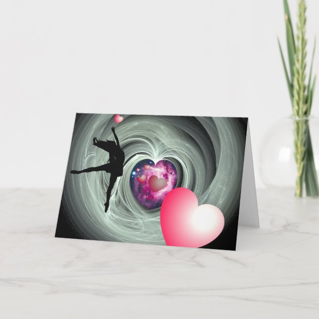 Jag Kärlek till Dance! Helgkort (Framsida)