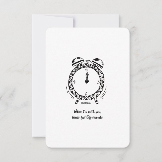 Jag Kärlek, timmar känns som sekunder, ett vanligt (Framsida)