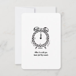 Jag Kärlek, timmar känns som sekunder, ett vanligt