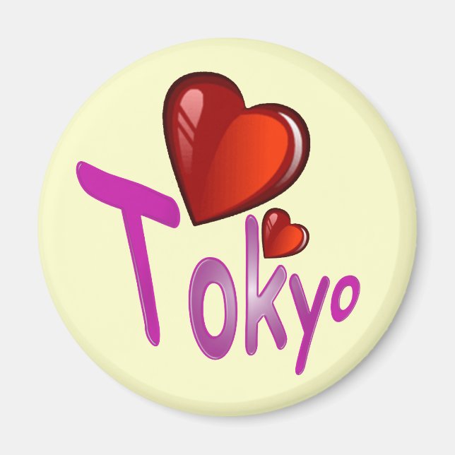 Jag Kärlek Tokyo! Magnet (Framsidan)