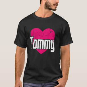 Jag Kärlek Tommy Cute First Namn I Heart Tommy T Shirt