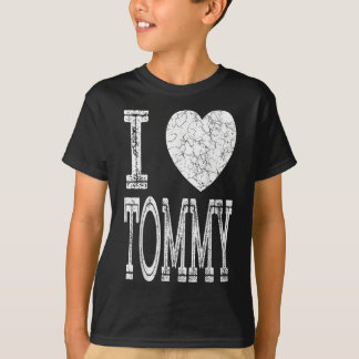 Jag Kärlek Tommy Valentine Boykompis Son Boy Heart T Shirt