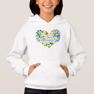 Jag kärlek Ukraina, inspirerande citat hjärta T Shirt