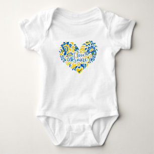 Jag kärlek Ukraina, inspirerande citat hjärta T Shirt