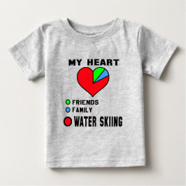 Jag kärlek Vatten Skiing. T-shirt