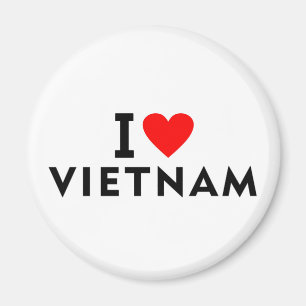 Jag kärlek Vietnam land gillar hjärtturism Magnet