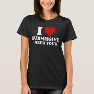 Jag Kärlek vill ha er Manar kvinnor i kostym T Shirt