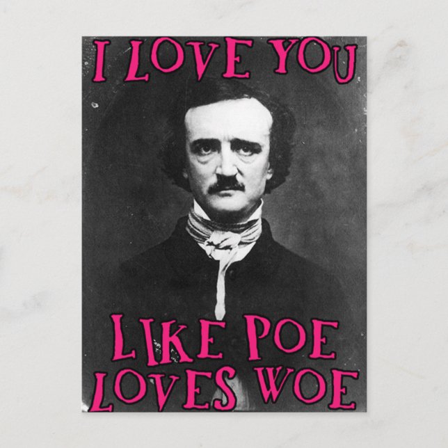 Jag kärlek... vykort (Framsida)