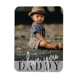 Jag kärlek You pappa Photo Magnet