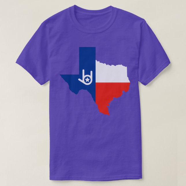 Jag Kärlek You Texas T Shirt (Design framsida)