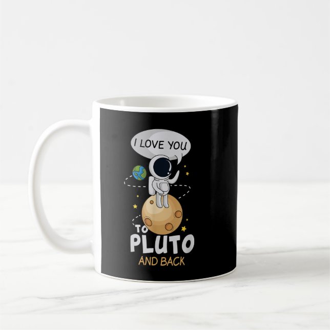 Jag Kärlekar dig att koppla av och tillbaka. Astro Kaffemugg (Vänster)