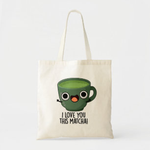 Jag Kärlekar dig den här matcha-apan... Tygkasse