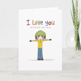 Jag Kärlekar dig det här Valentinesen-kortet Helgkort