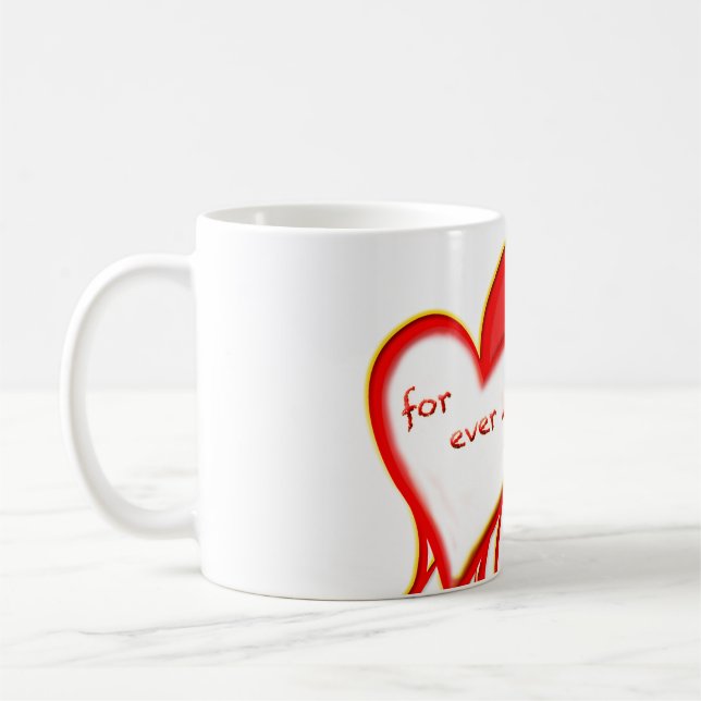 JAG KÄRLEKAR DIG FÖR EN OCH EN DAGS HJÄRTA KAFFEMUGG (Vänster)