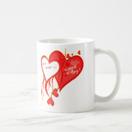 JAG KÄRLEKAR DIG FÖR EN OCH EN DAGS HJÄRTA KAFFEMUGG