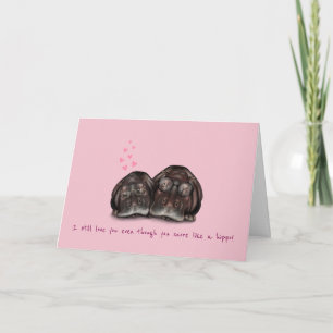 Jag kärlekar dig fortfarande.. Valentines Card Anteckningskort
