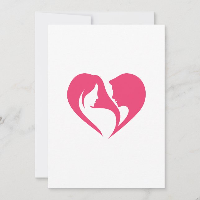 Jag Kärlekar dig från hjärtat. Julkort (Framsida)