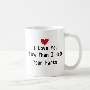 Jag Kärlekar dig mer än jag hatar dina favoritci Kaffemugg