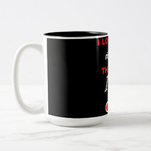 Jag Kärlekar dig mer! Slutet. Jag Win! Två-Tonad Mugg