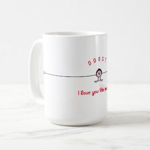 Jag kärlekar dig så mycket! kaffemugg