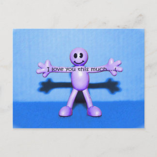 Jag kärlekar dig så mycket! vykort