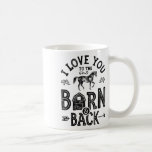 Jag Kärlekar dig till Barn och Back Horse Girl Hor Kaffemugg<br><div class="desc">Jag Kärlek dig till Barn och Back Horse Girl</div>