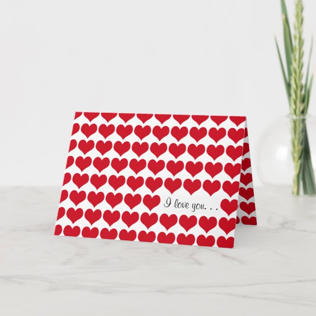 Jag Kärlekar dig. . . ~ VALENTINES DAY Helgkort (Framsida)