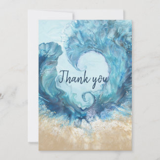 Jag Kärlekar ditt tackkort för Beach Tack Kort