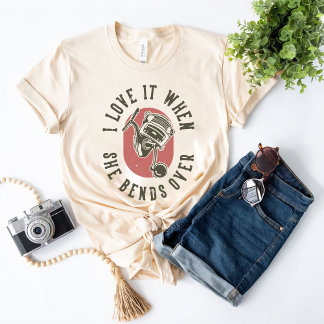 Jag Kärlekar när hon böjer över - Fiskerimodeller T Shirt