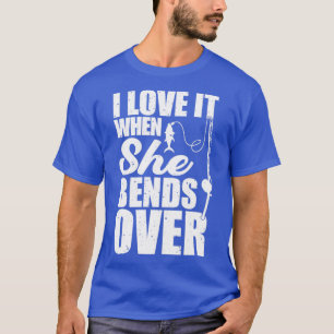 Jag Kärlekar när hon böjer sig över mig i Kärlek n T Shirt