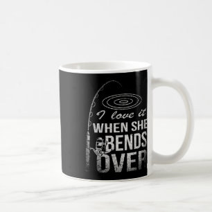 Jag Kärlekar när hon satsar över fisket Kaffemugg