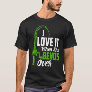 Jag Kärlekar när hon satsar över fisket T Shirt